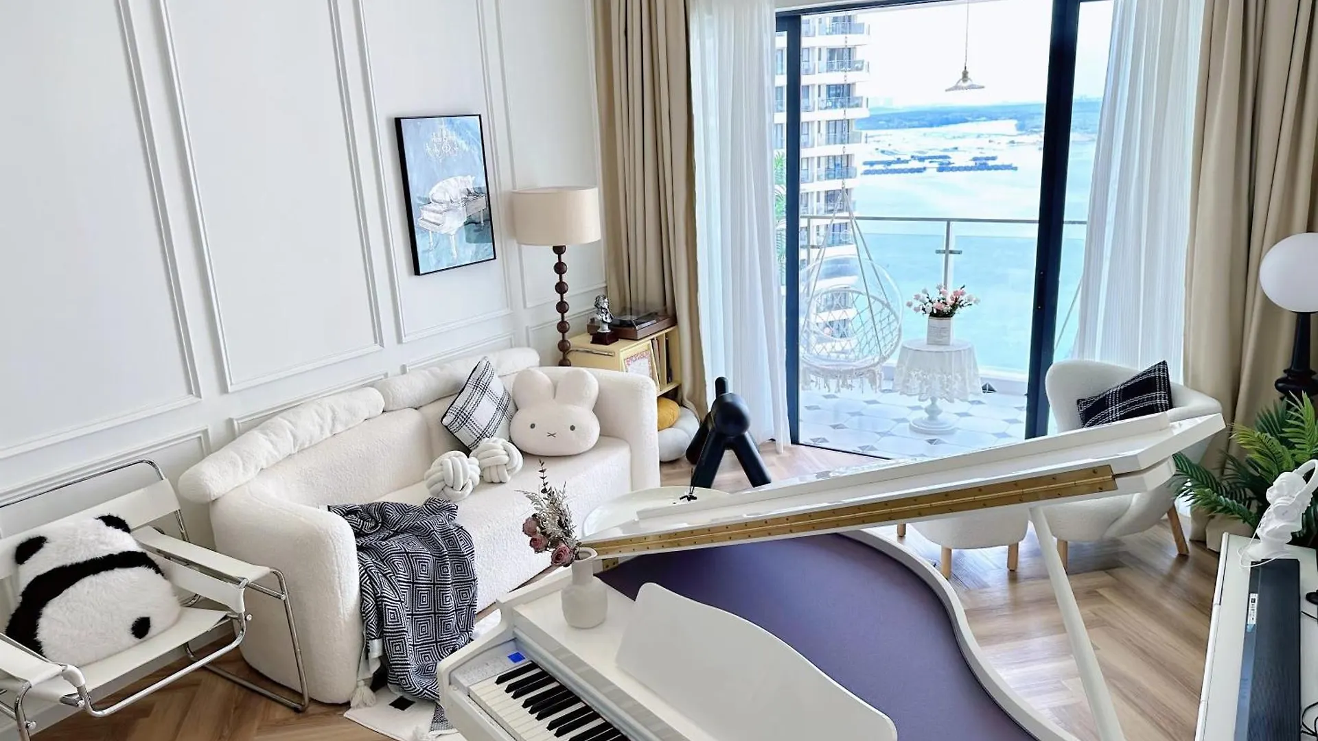 Romantic Seaview & Piano Stay In Johor Bahru 15 Mins Drive To Legoland Appartement